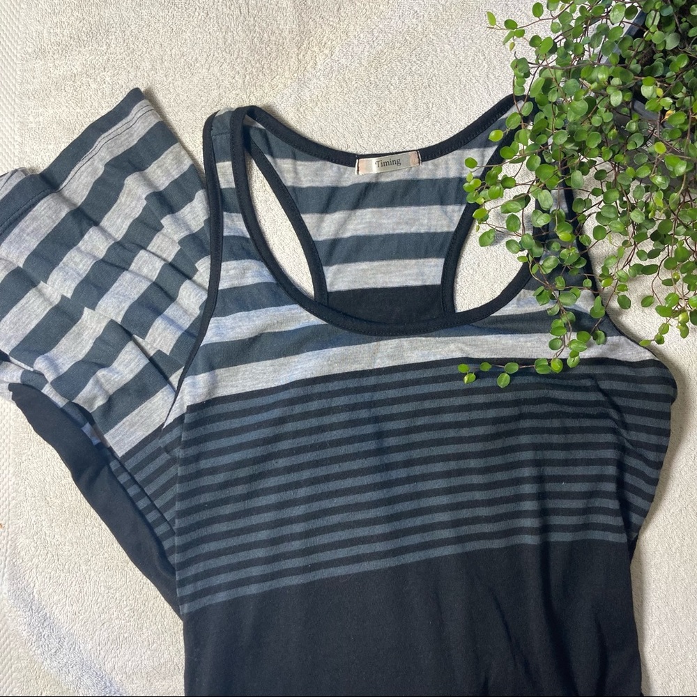 Timing long sleeveless summer dress